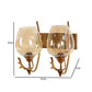 Antique Gold Iron Wall Light | 1329-2W | Included Bulb | Eliante by Jainsons Lights