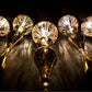 Antique Mercury Glass Finial Chandelier – A Statement Piece for Contemporary Interiors