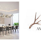ANTLERS Branching Glass Suspension Collection – A Statement Piece for Grand Dining Spaces
