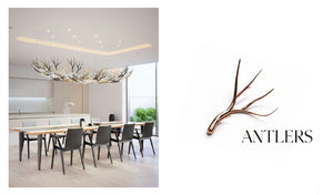ANTLERS Branching Glass Suspension Collection – A Statement Piece for Grand Dining Spaces