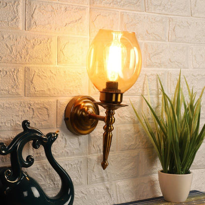 Dorada Gold Metal Wall Light  APPLO-SURAI-1W-EDISON