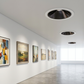 Glanza COB spotlights installed – art gallery