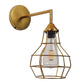Aurore Gold Iron Wall Scone | 6138-1W | Included Bulb | Eliante by Jainsons Lights