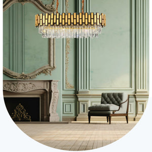 JS-SBL AZ-05-015 Rectangular Chandeliers