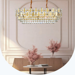 JS-SBL AZ-05-035 Rectangular Chandeliers