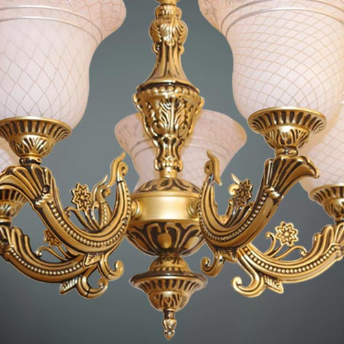 JSPHILO-6-096-5xE27 Classic Chandeliers