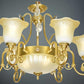 JSPHILO-6-168-6+3xE27 Classic Chandeliers