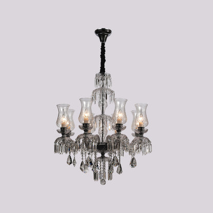 JSPHILO 6-134-8xE14 Shine Candle Arm Chandeliers