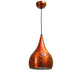 ELIANTE Copper Aluminium Base Copper White Shade Hanging Light - Ballon-Big-Cop - Bulb Included