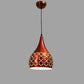 ELIANTE Copper Aluminium Base Copper White Shade Hanging Light - Ballon-Big-Cop - Bulb Included