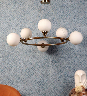 Baroba Chrome Iron CHANDELIERS | 1909-6LP | Included Bulb | Eliante by Jainsons Lights