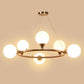 Baroba Chrome Iron CHANDELIERS | 1909-6LP | Included Bulb | Eliante by Jainsons Lights