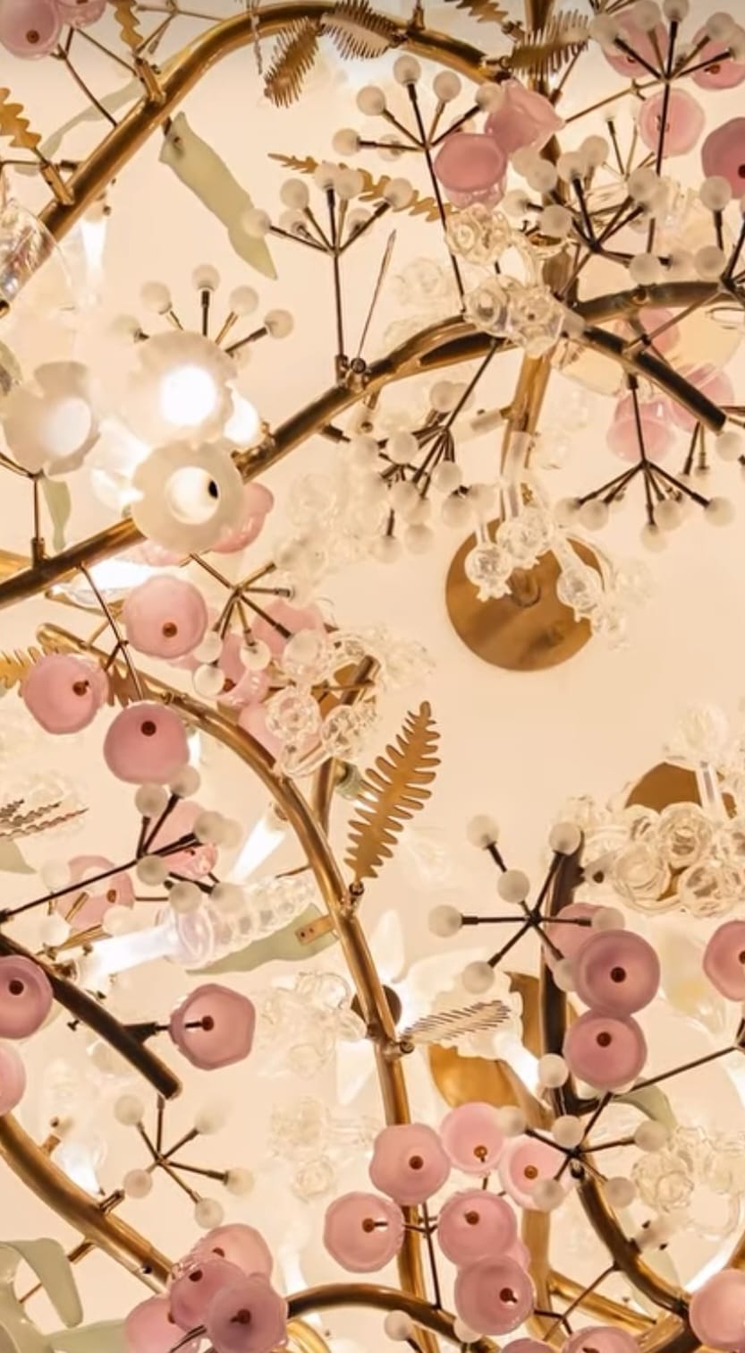 Bellflower Glass Branch Chandelier – A Delicate Statement for Refined Interiors