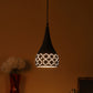 Black Metal Hanging Light - BELLOON-BK-WH - Included Bulb