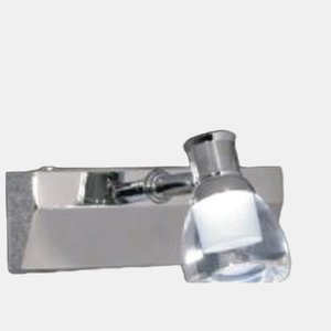 JSPHILO-1-010-1 x3W LED - Silver Led Mirror Lights