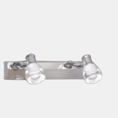 JSPHILO-1-010-2 x 3W LED - silver Mirror Light