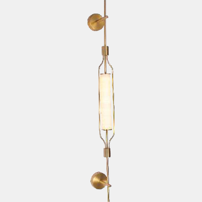JSPHILO-1-032-2xLED - Gold & Marble Modern Wall Light