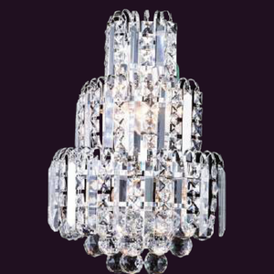 JSPHILO-3-101-5xE14 - Chrome Candle Arm Wall Light