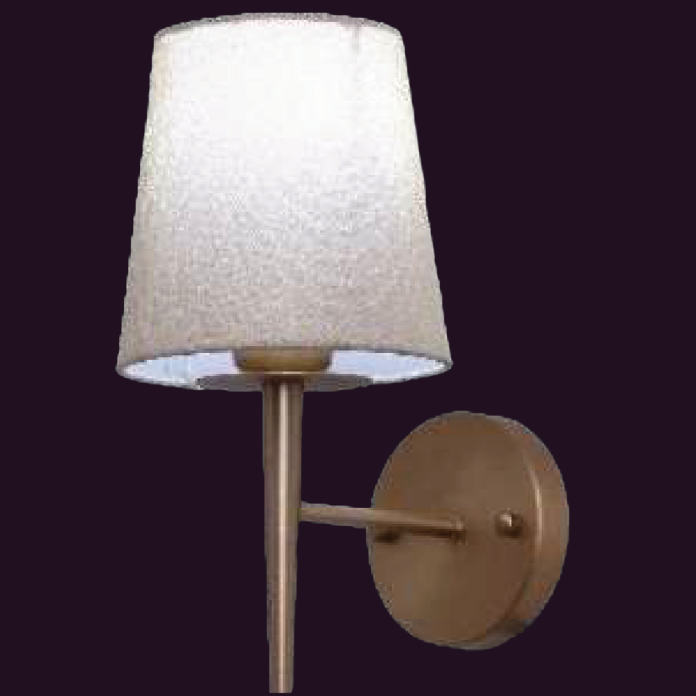 JSPHILO-3-275-1xE27 - Gold & Beige Modern Wall Light