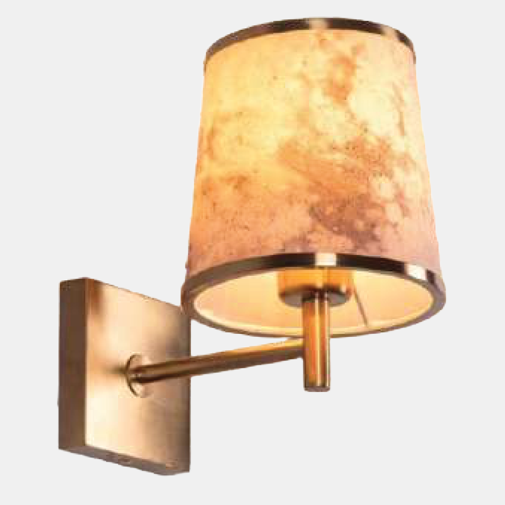 JSPHILO-3-302-1xE27 - White Cloth Shade Wall Light