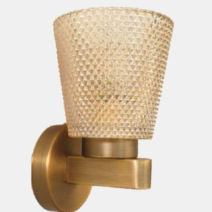 JSPHILO-3-348-1xE27 - Gold & White Modern Wall Light