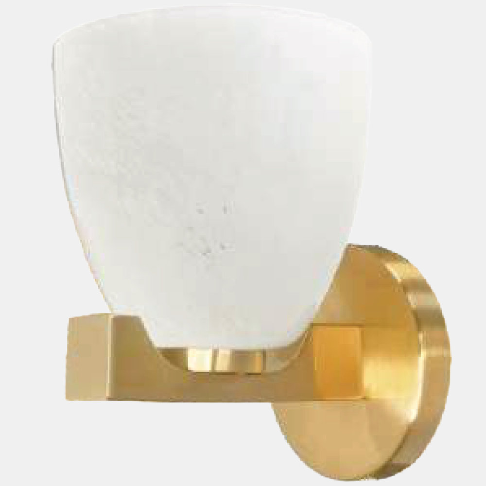JSPHILO-3-350-1xE14 - Gold & White Modern Wall Light