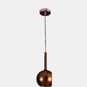 JSPHILO-4-354-1xE14 - Rose Gold Glass Hanging Light