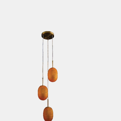 JSPHILO-4-357-3xG9 - Amber Led Hanging Light