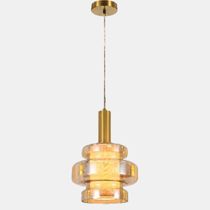 JSPHILO-4-443-1xE27 - Champagne Luxury Hanging Light