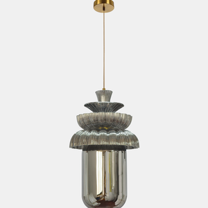 JSPHILO-4-452-1xE27 - Champagne Luxury Hanging Light