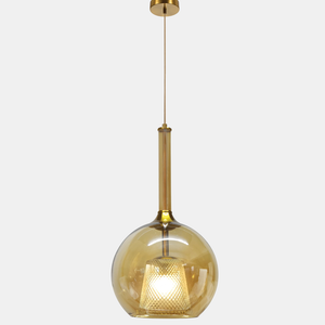 JSPHILO-4-469-1xE27 - Champagne Modern Hanging Light