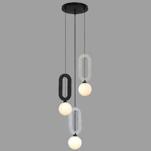 JSPHILO-4-498-3xG9 - Multicolour Cluster Hanging Light