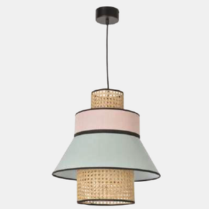 JSPHILO-4-503-1xE27 - Multicolour Cane Hanging Light