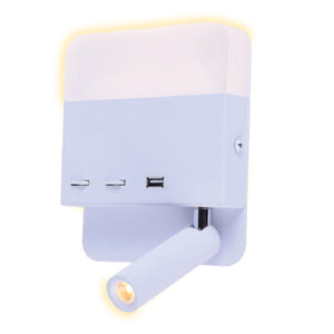 BK-03-009 Bedside Wall Light with USB Charger