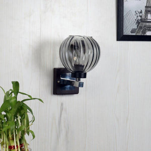 Brown and silver iron Wall Lights -BL-022-1W - Included Bulbs