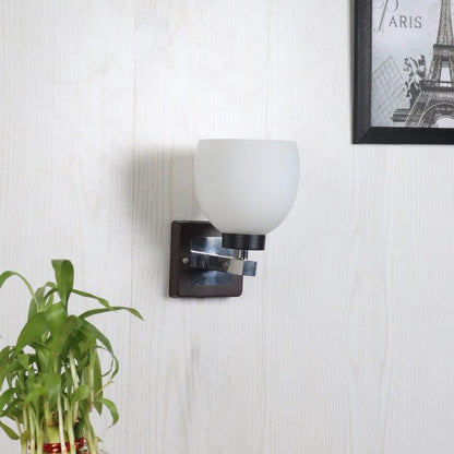 Brown and silver iron Wall Lights -BL-025-1W - Included Bulbs