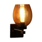 Brown and silver iron Wall Lights -BL-027-1W - Included Bulbs