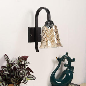 Black iron Wall Lights -BL-044-1W - Included Bulbs