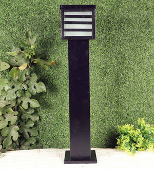 Noe Black Iron Garden Light | JS-5050-2-BULLAD | Included Bulb | Eliante by Jainsons Lights