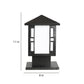 Sia Black Iron Gate Light | JS-ROSHNI-GL | Included Bulb | Eliante by Jainsons Lights
