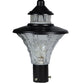 Black Aluminium Gate Lights | JS-RACE-3-GL | Included Bulb | Eliante by Jainsons Lights
