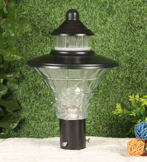 Black Aluminium Gate Lights | JS-RACE-3-GL | Included Bulb | Eliante by Jainsons Lights