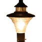 Black Aluminium Gate Lights | JS-RACE-3-GL | Included Bulb | Eliante by Jainsons Lights