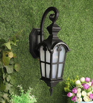 Masakazu Black Aluminium Outdoor Wall Light | JS-PARI-1W-B | Included Bulb | Eliante by Jainsons Lights