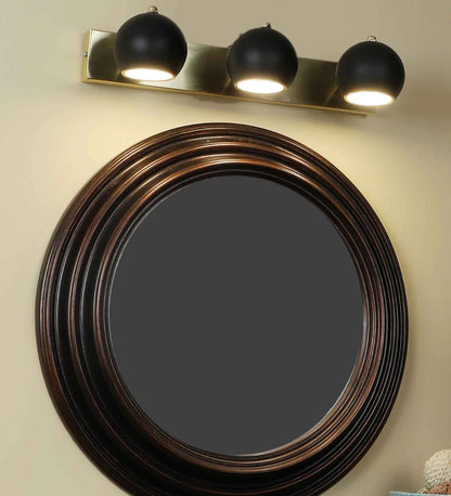 Lampost Metal Picture Light (Black & Gold) | LED-LOTA-3LP | Included Bulb | Eliante by Jainsons Lights