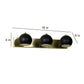 Lampost Metal Picture Light (Black & Gold) | LED-LOTA-3LP | Included Bulb | Eliante by Jainsons Lights