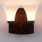 Glass Wall Mounted Uplight Sconce (Brown) | S-35-2W | Included Bulb | Eliante by Jainsons Lights