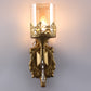 Groove Glass Wall Mounted Uplight Sconce (Gold) | A-20-1W | Included Bulb | Eliante by Jainsons Lights