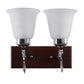 Wooden Wallchieres (Brown) | S-55-2W | Included Bulb | Eliante by Jainsons Lights