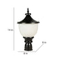 Kipley Black Iron Gate Light | JS-SAMRAT-GL-Small | Included Bulb | Eliante by Jainsons Lights